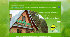 Desktop Screenshot of lesnyraj-roztocze.pl