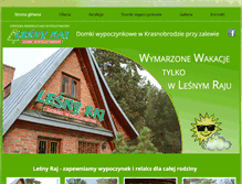 Tablet Screenshot of lesnyraj-roztocze.pl